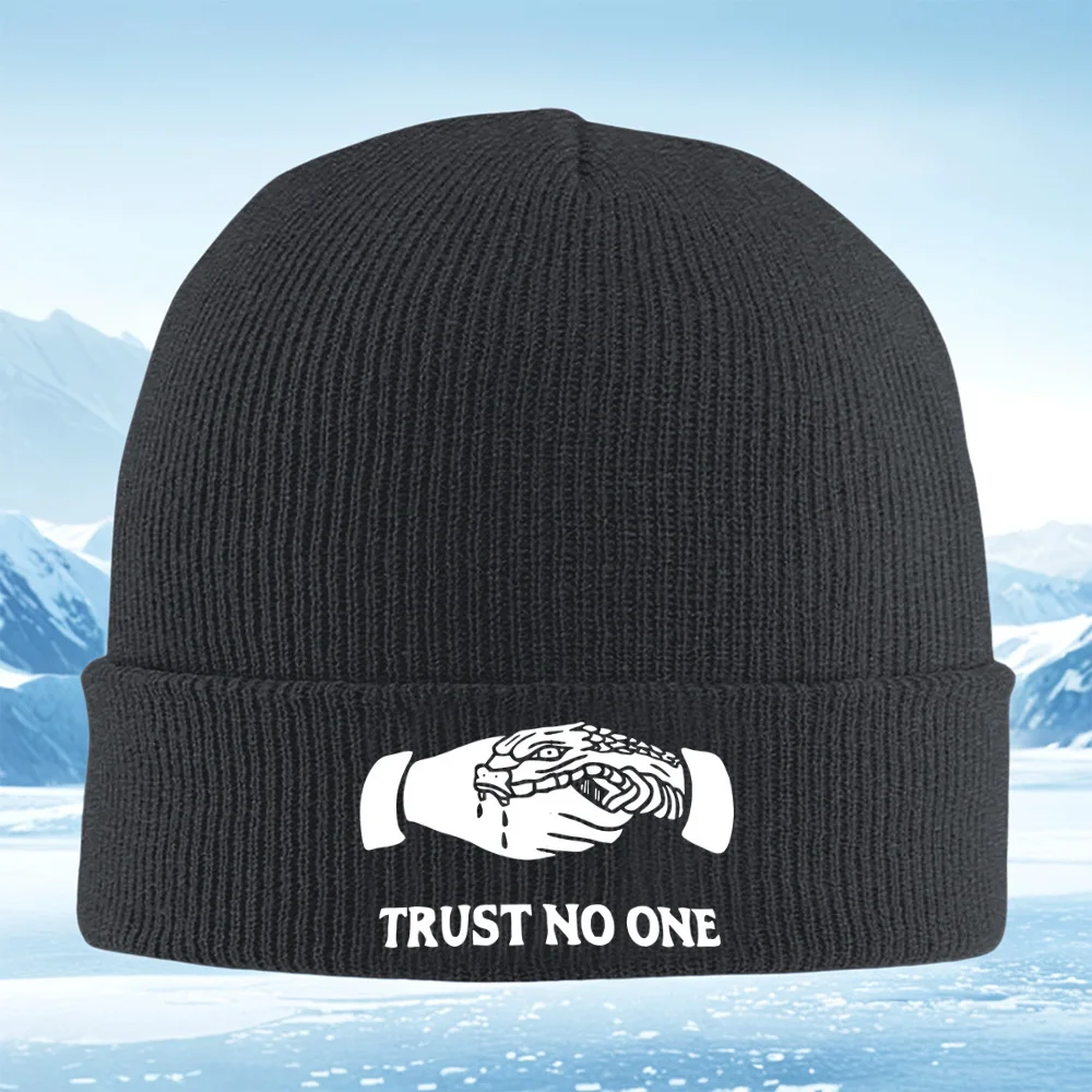 ثعبان عض اليد الثقة بالدم الرجال النساء للجنسين محبوك قبعة قبعة صوفية قبعة الشتاء الحرارية الدافئة عيد الميلاد في الهواء الطلق ركوب الدراجات Hik