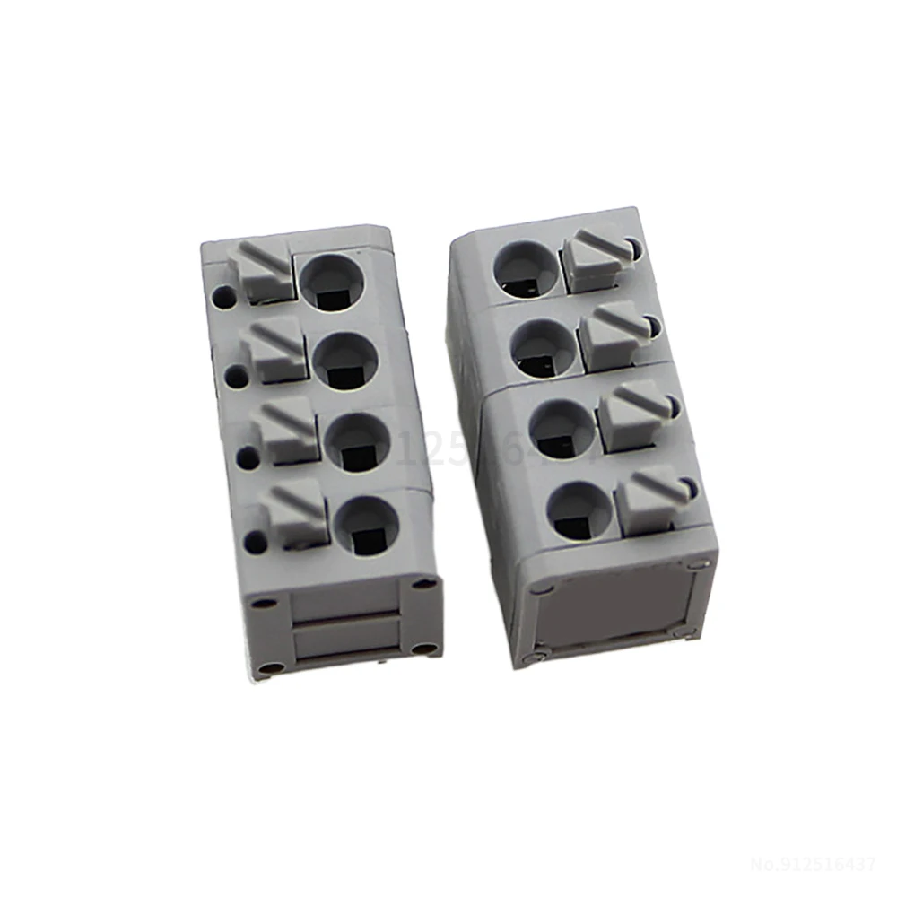 (10 pcs) KF143 - 3.81mm - 5.0mm Spring Loaded PCB Terminal Block Screwless Press Block 2~12Pin WJ236 / DG236 / DA270 3.81 / 5.0