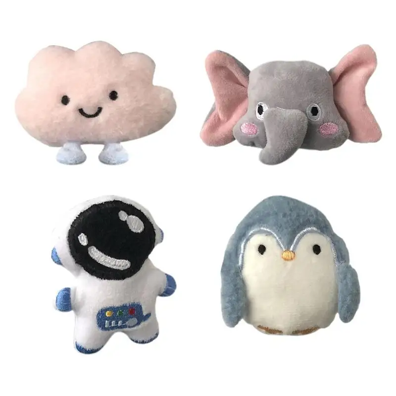 2pcs Cute Cartoon Plush Doll Curtains Holders Drape Holdbacks Creative Window Curtains Hooks Curtains Clip Rings, Drapes Tieback