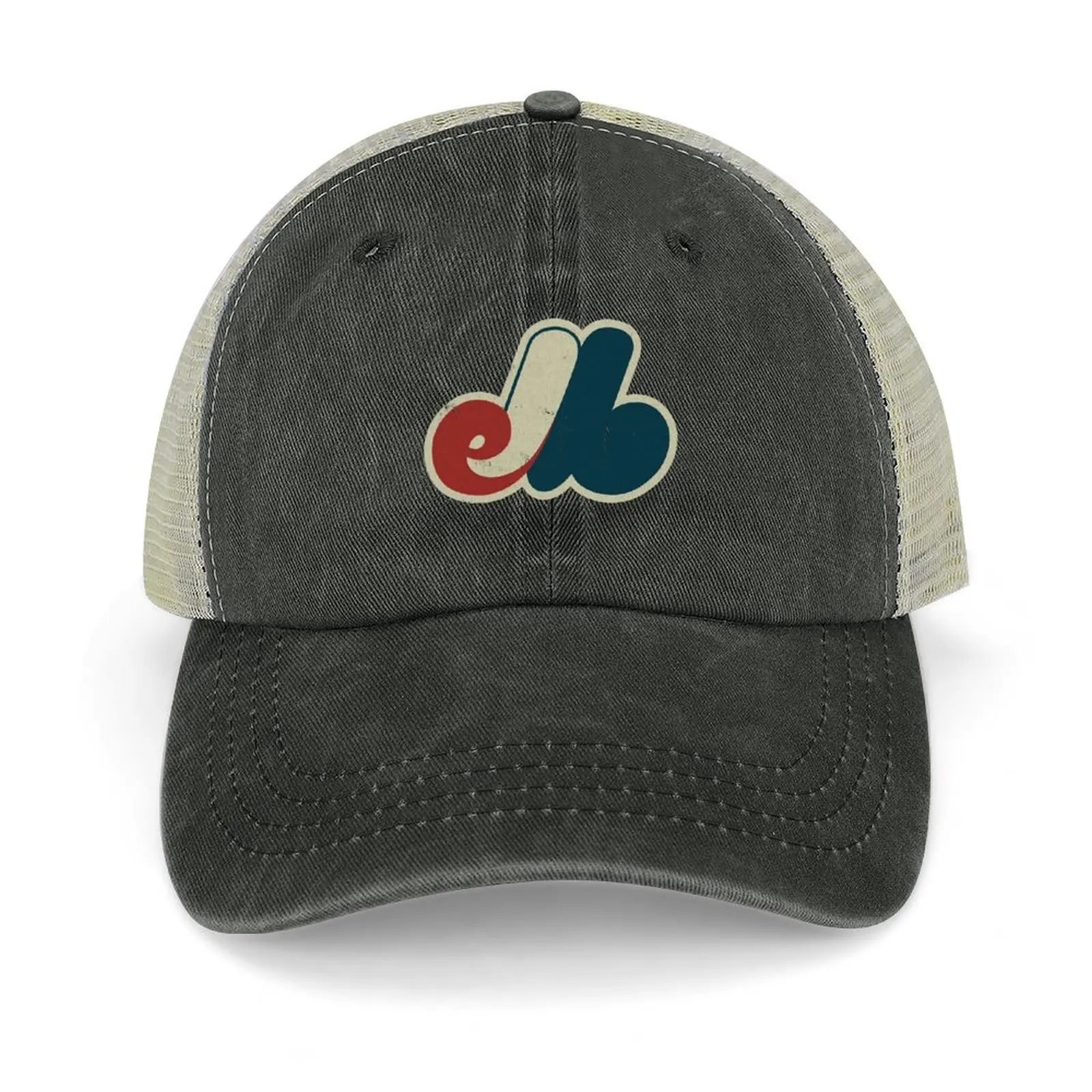 MONTREAL EXPOS LOGO kapelusz kowbojski luksusowa czapka wywijane urodzinowa czapki dla mฤลผczyzn damska