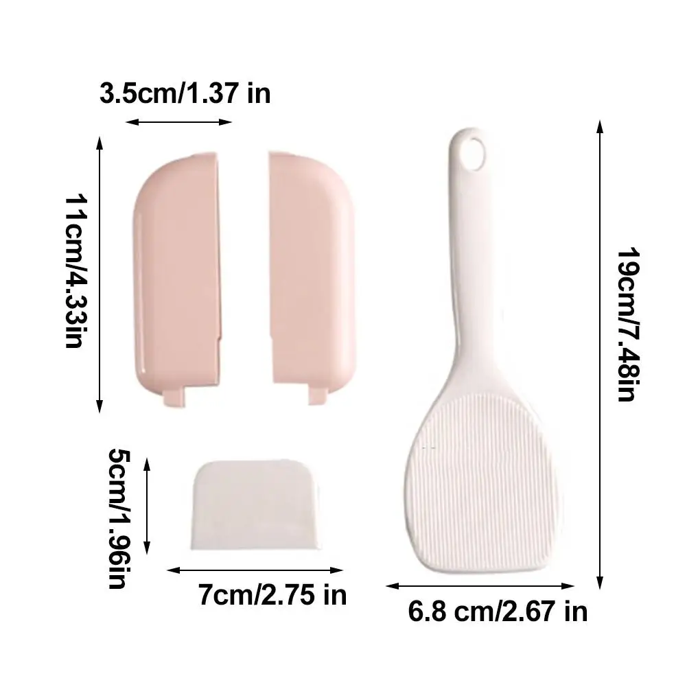 Rice Paddle Stand Rice Spoon Holder Stand Up Rice Scoop Automatic Opening Closing Rice Spatula Paddle Standing Spoon Rest Tool