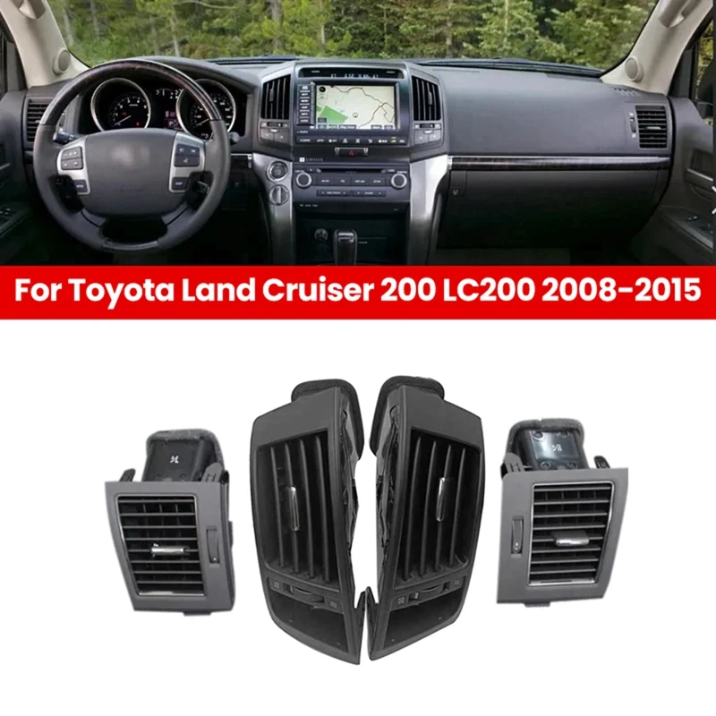 

Для Toyota Land Cruiser 200 LC200 2008-2015, автомобильный Кондиционер кондиционера, решетка вентиляции, кондиционер, гриль, Стайлинг автомобиля