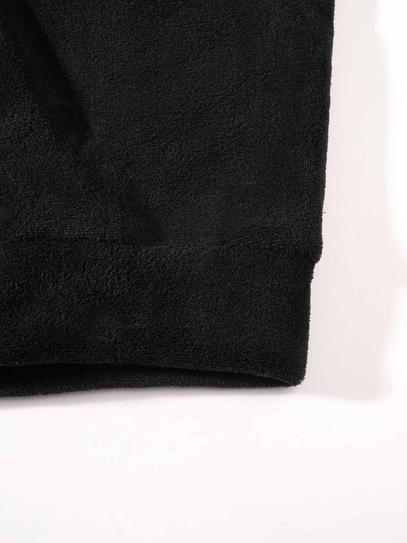 Herren Weiches Warmes Flanell Zweiteiler Set Übergroßer Kapuzenpullover mit Kordelzug Lose Hose Lässige Hauskleidung Herbst Winter Tägliche Kleidung – Detail 6