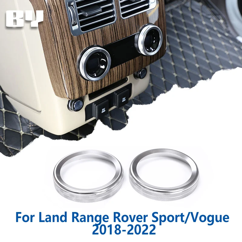 

Alloy Air Conditioning Knob Ring Cover Decoration For Land Range Rover Sport/Vogue 2018-2022 Car Accessories