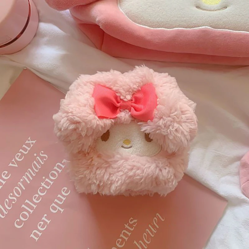 Sanrio Kawaii Anima My Melody Portable Journey Casket Cute Sweet Piano Cartoon Plush Mini Storage Bag Lovely Gifts for Girls