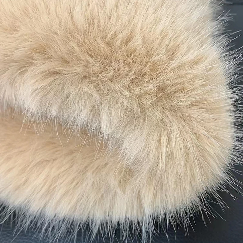 2023 Luxury Fluffy Faux Fur Bucket Hat Women Imitation Fur Warm Rabbit Fur Cap Russian Women Panama Fisherman Hat Bob Wholesale