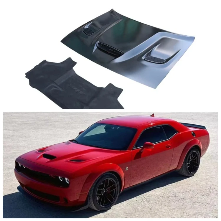 

2015 Hellcat Style Car Front Bumper Aluminum Hood Accessories for Challenger 2015-2021