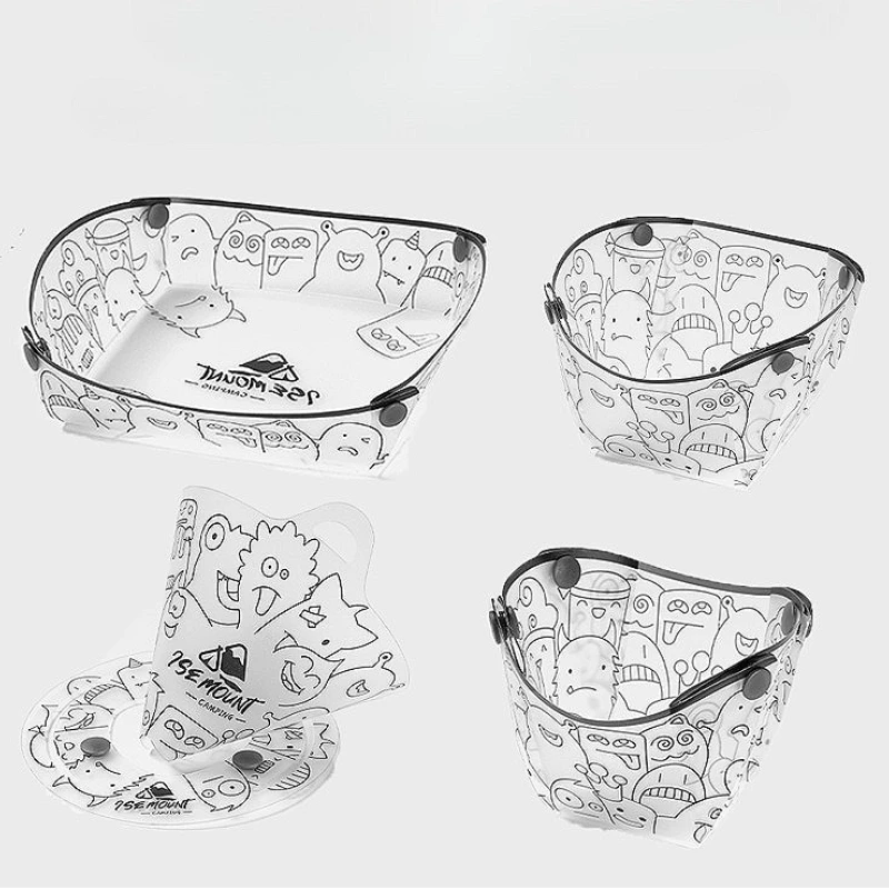 Picture 6: Outdoor Ultra-light Folding Tableware Portable Bowl Plate Coffee Filter Funnel Water Cup Multi-purpose Combination Tableware