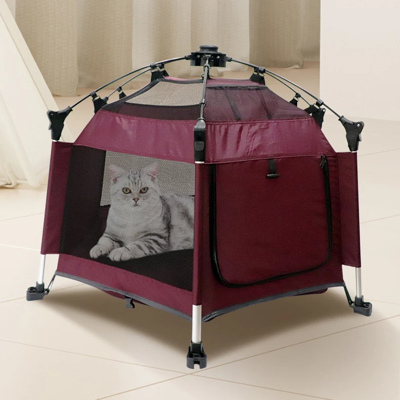 

Wholesale Pet Tent Portable Camping Waterproof Easy Set up Tents Pet House One Touch Cool Dog Cat Tent Windproof