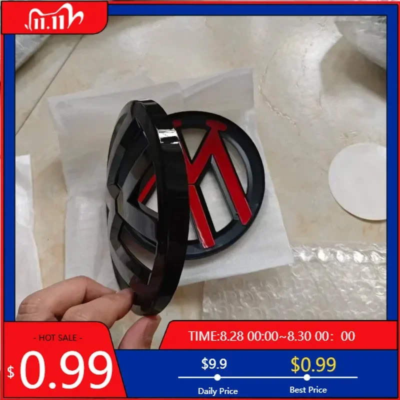 

Новые эмблемы для Volkswagen VW GTI GOLF 2026: 2 шт. накладок на переднюю решетку/заднюю крышку багажника, наклейки с логотипом для Golf-6