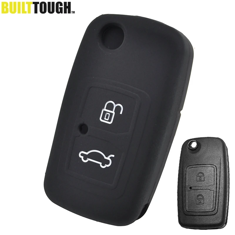 2 Button Silicone Remote Key Cover Case Fob Holder For Chery A3 A5 A13 M11 E5 Tiggo Tengo Fulwin2 Cowin 3 5 Easta Cielo Chance