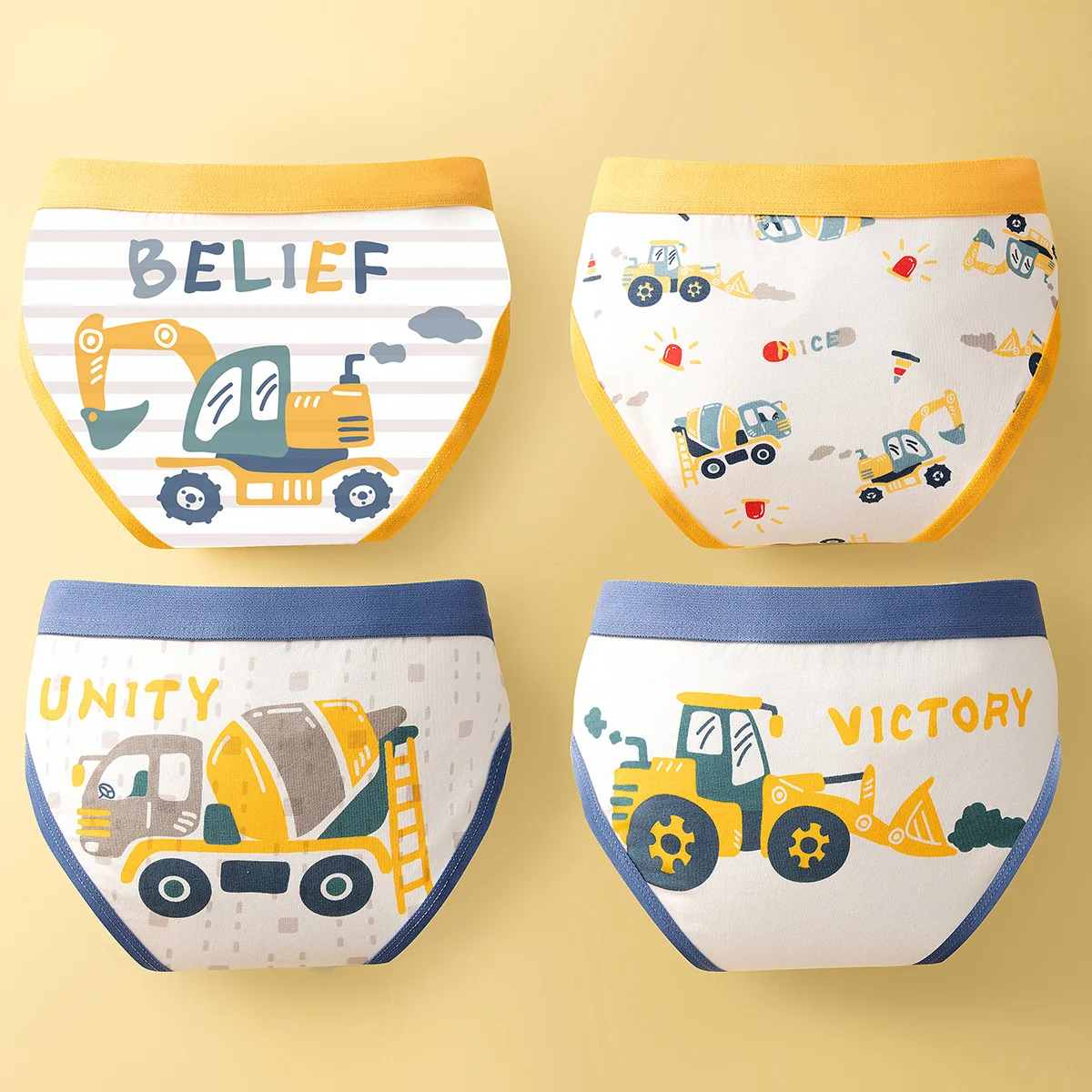 4 قطعة ملابس داخلية للأطفال القطن الاطفال ديناصور الكرتون سراويل طالب تنفس لينة Underpant الفتيان ملخصات الملاكمين الفتيان سراويل