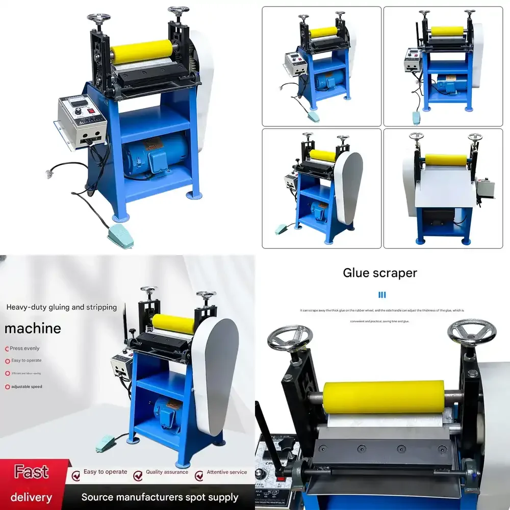 

Leather Gluing Machine and 30CM Stripping Machine