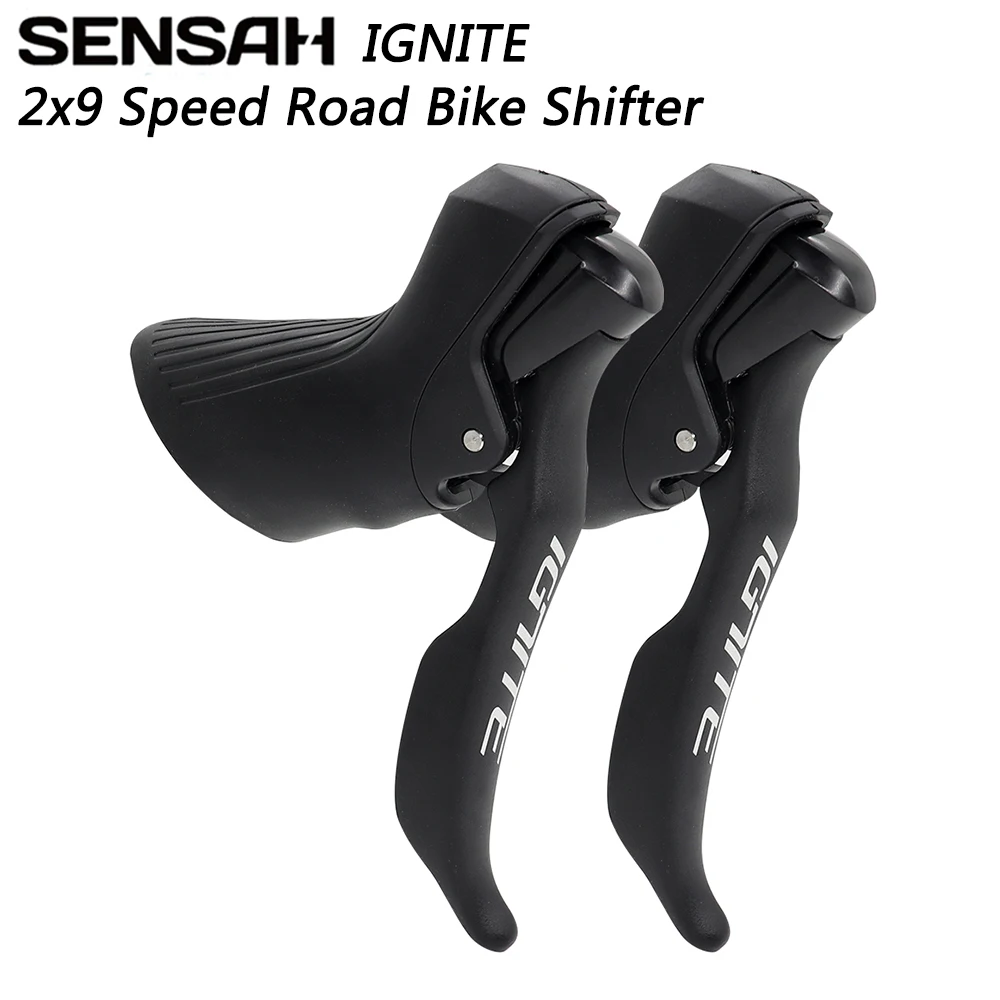 

SENSAH IGNITE 2x9 Speed Road Bike Shifter Brake Lever Line-pull Road Bicycle Compatible SORA R3000 Series 18s 18v Bike Parts