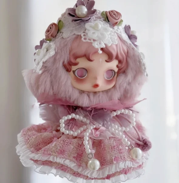 

Только одежда, 10 см, легкий тканый садовый виниловый кулон, брелок для ключей Manxu, великолепное платье, платье Ziwa, комплект одежды для смены одежды