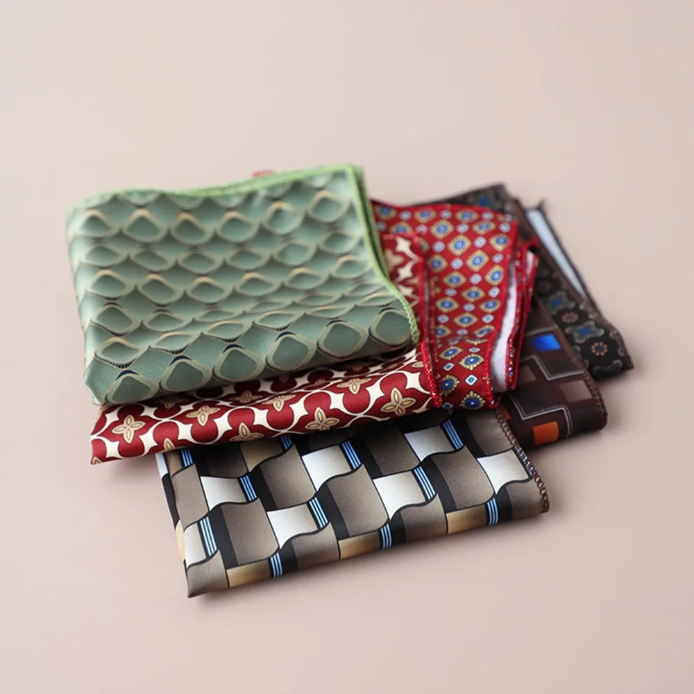 Trajes de moda, pañuelo cuadrado de bolsillo para hombres, toalla de pecho de negocios, pañuelos a cuadros para caballeros, servilleta de traje clásico, pañuelo para hombre