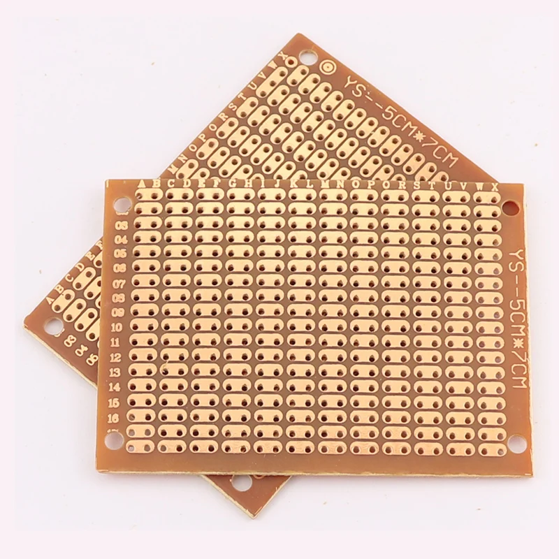 5/10PCS 5x7/7x9CM DIY Welding Training Prototype Paper PCB Experiment Matrix Bakery Universal Circuit Board Two-Connected Holes