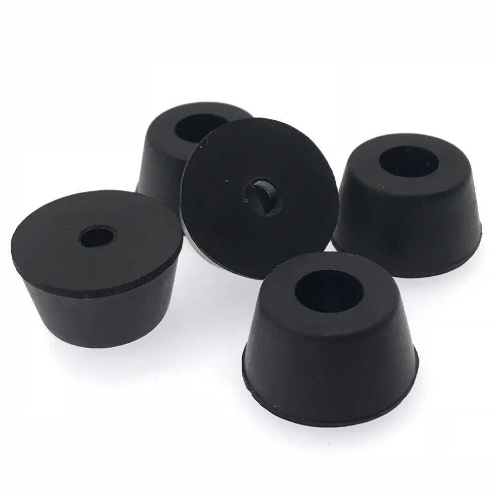 50Pcs Rubber Chair Feet Covers Silent Glide Chair Leg Protectors Anti-Slip Pressure Resistant Table Footpads for Hardwood Tile