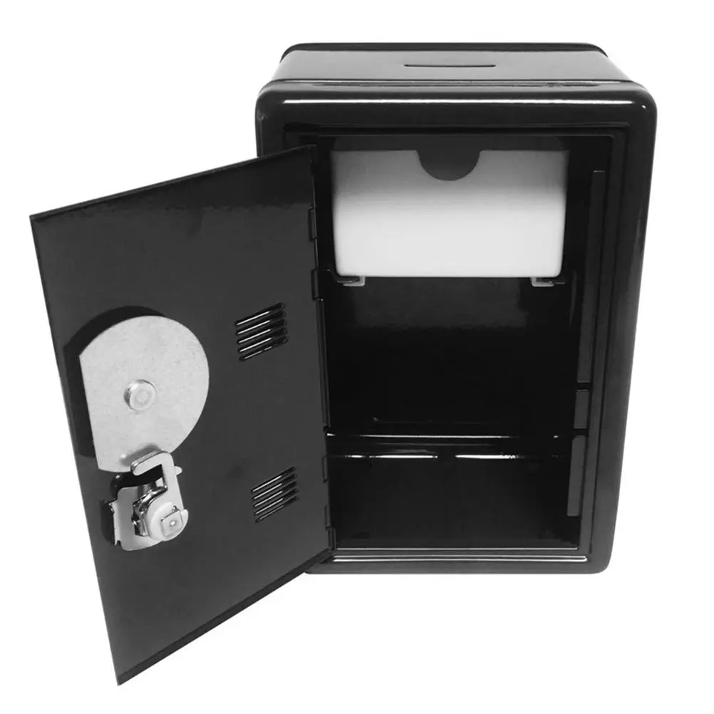 

1Pcs Creative Password Lock Iron Money Strongbox Desktop Mini Money Storage Container Home Office Gift
