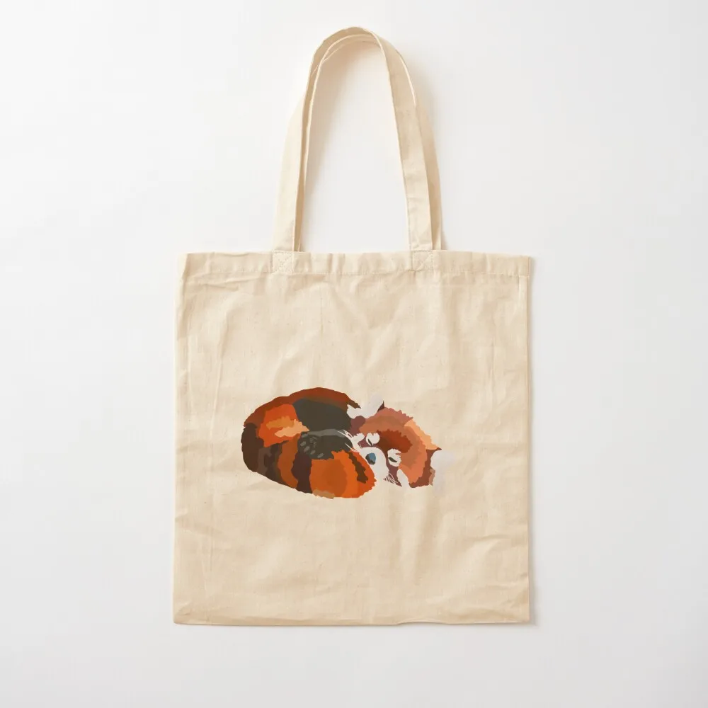 

R is for Red Panda Tote Bag custom tote bag shopper bags for women Canvas Tote Bag