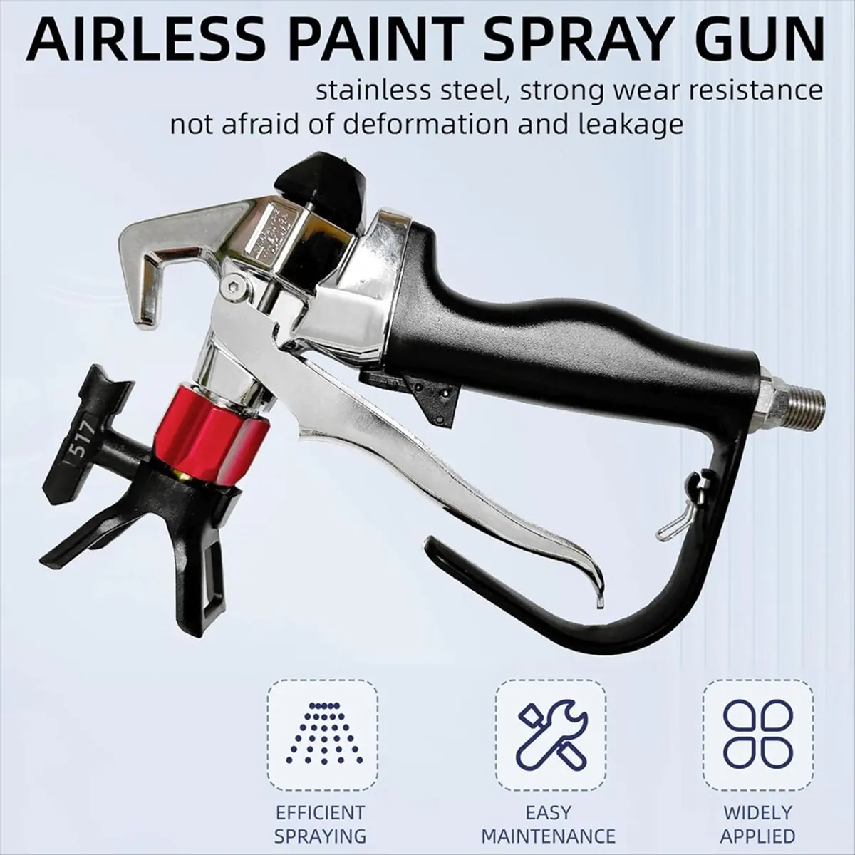 

AT13 Airless Paint Sprayer High Pressure 3550 PSI,Nozzle Guard,Reversible Sprayer Tips 517 for Pump Sprayer Parts Accessories