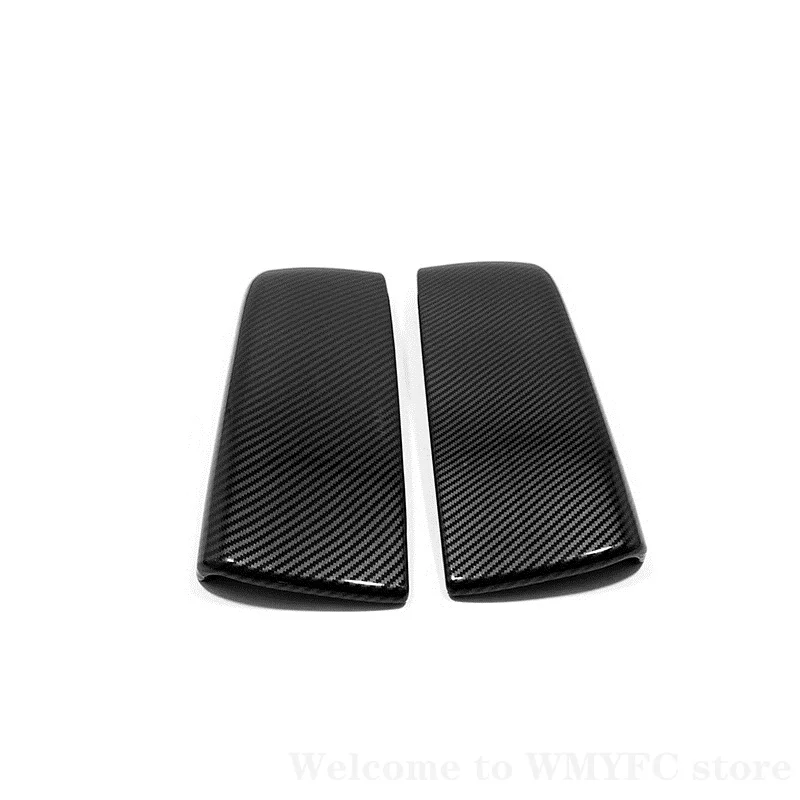 2Pcs Carbon Fiber Look Car Center Armrest Box Cover Trim for Aito M7 2022 2023 2024