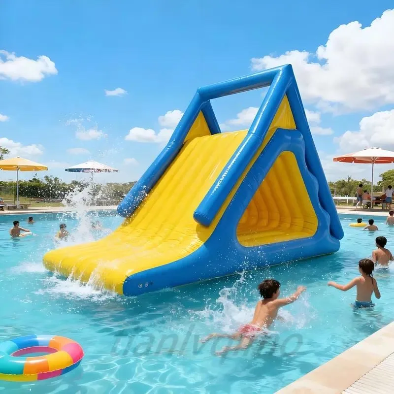 Giant Inflatable PVC Water Slide for Adults and Kids Commercial Outdoor Water Park Amusement Facility Factory Direct Sales