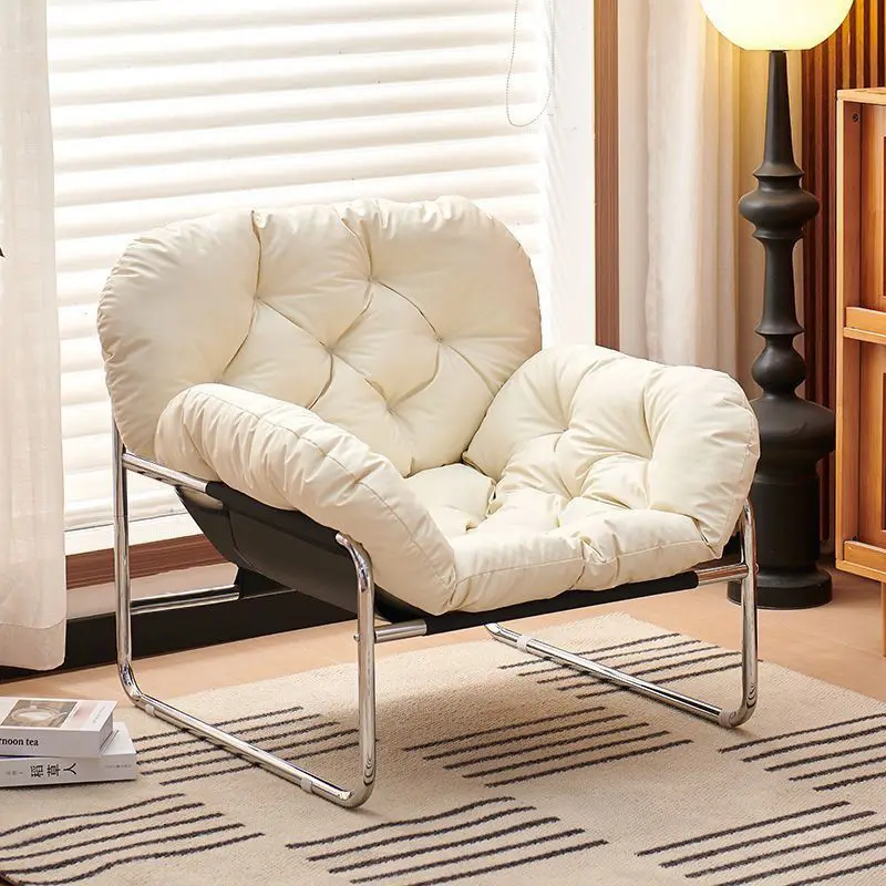 living room balcony fabric lazy sofa , Single, Sofa Chair, Living Room, Balcony, Sofa, Solid Color, Lunch Break, Sofa, Recliner