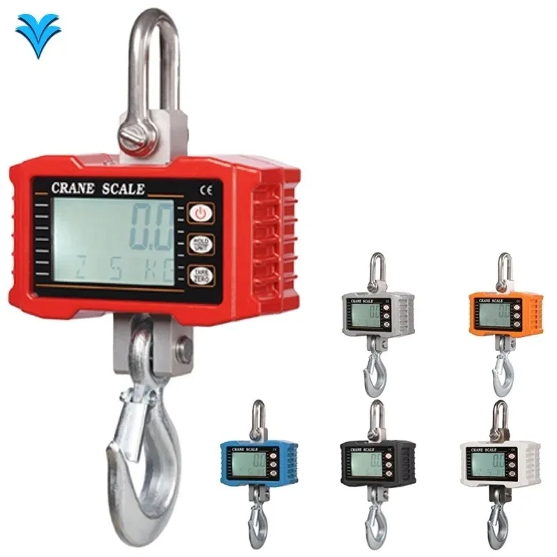 

Factory Customize LCD Display Electronic Weighing Scales Heavy Duty Wireless Crane Scale