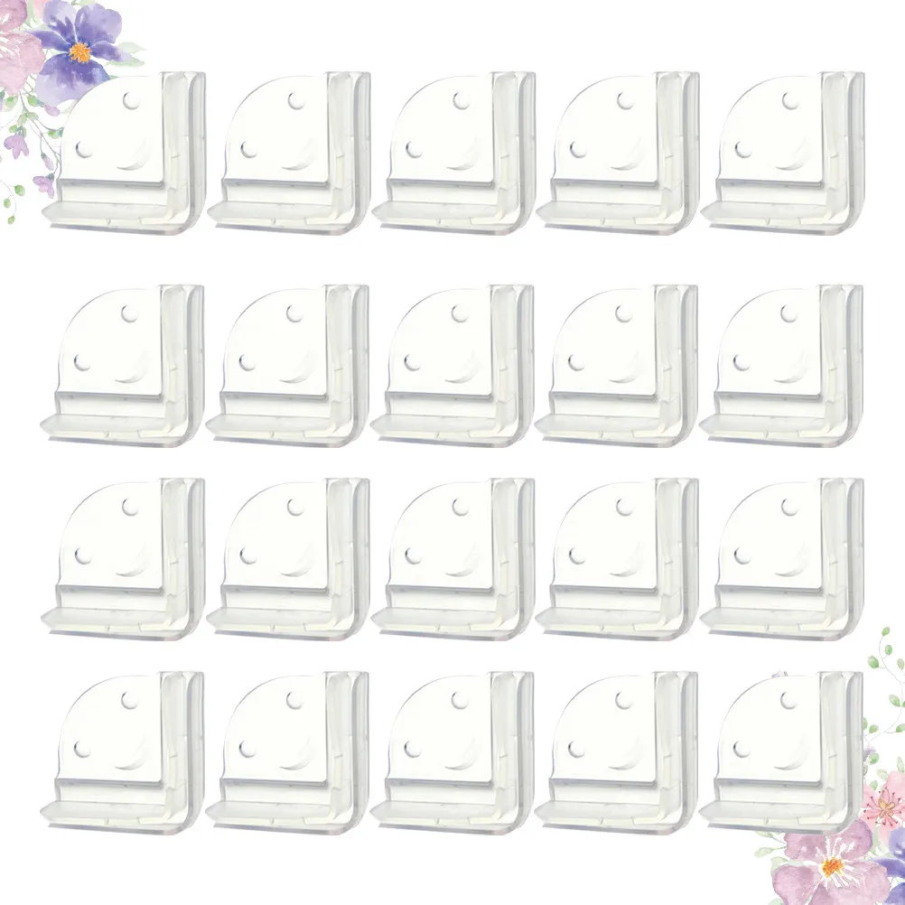 

20pcs Corner Protectors Durable Silicone Kid Safe Desktop Tea Table Furniture Protection Home Tools Decorations