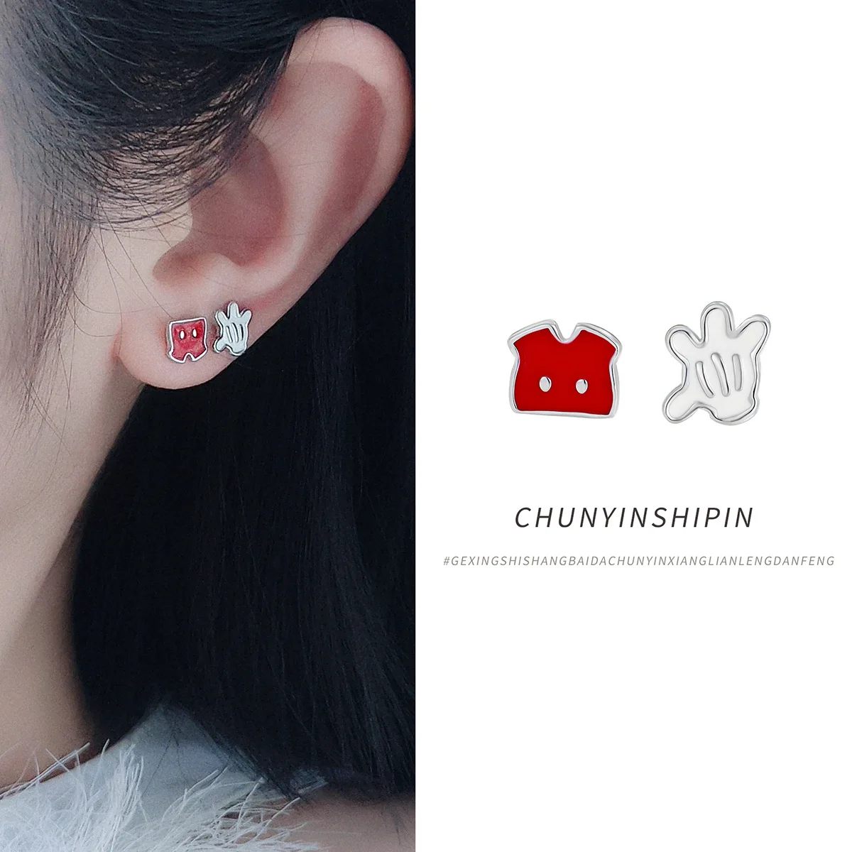 

Женские серьги-капельки из серебра пробы в богемном стиле