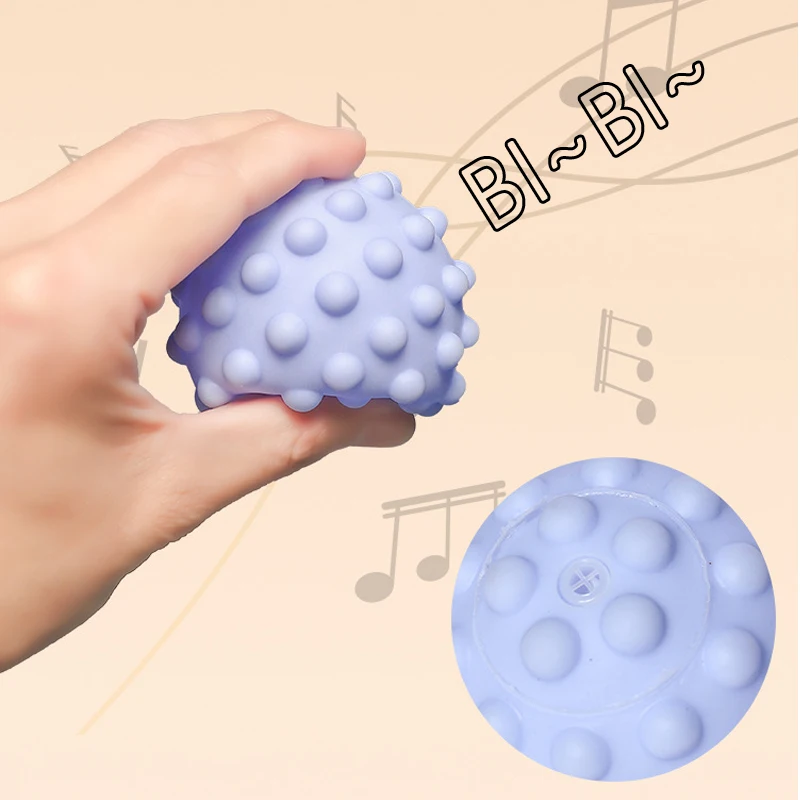 4 PCS/6 PcsBaby Toys Sensory Balls For Children Textured Hand Touch Ball Soft Massage Ball Infant Rattle Senses Toys