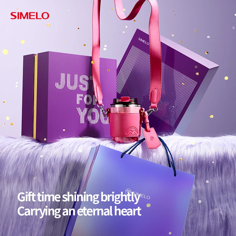 SIMELO New Product 380ml Pure Titanium Coffees Insulated Mug Matte Spraying Vintage Espresso Cup Vacuum Flask Thermos in Stock