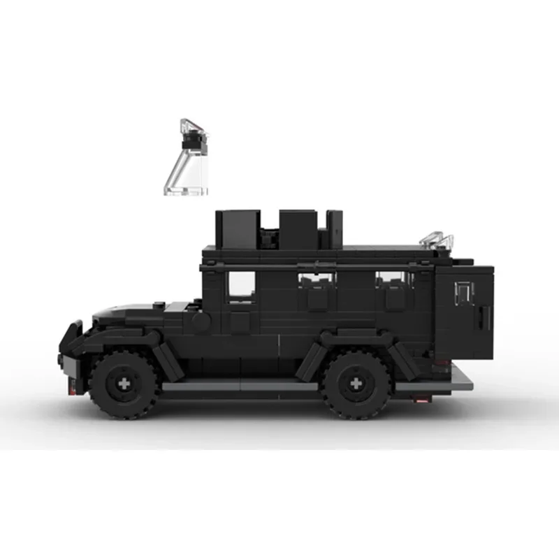 MOC Speed Champion Special Police Truck G3 Model Building Block Technology Brick DIY Creative Assembly Toy Children's Gift