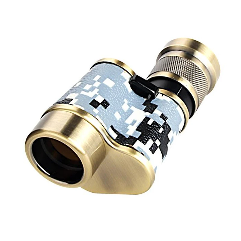 Agnicy Russian Telescope Monocular Mauser Series 8x24mm High Magnification High List Tube Single Eye Pocket Metal BAK4 Telescope