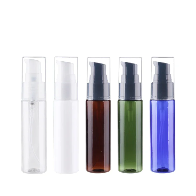 

30ML X 50 Treatment Pump Bottle Empty Lotion Cream PET Container Skin Care Essence Cosmetic Bottle Travel Size Makeup Cream Pump
