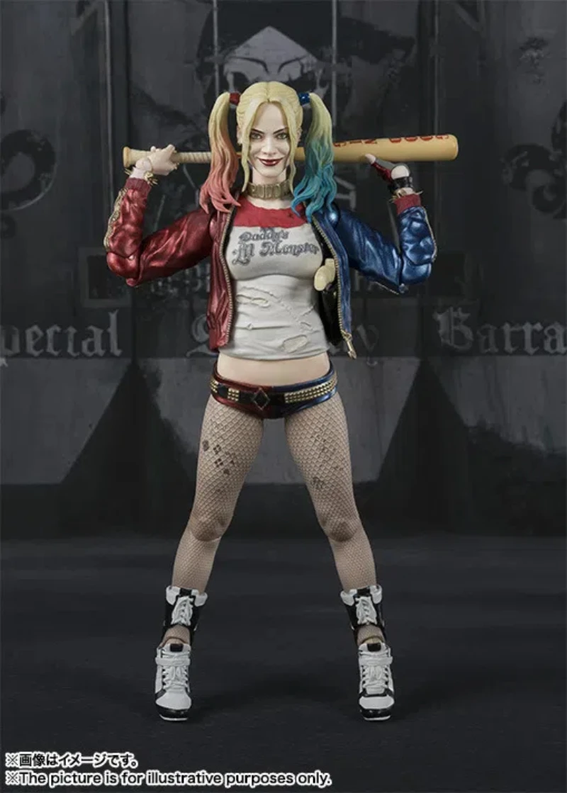 New Movie Suicide Squad Harley Quinn Joint mobility Action Figures PVC Model Statue Toys doll Desk Decor Collection Gifts boxed