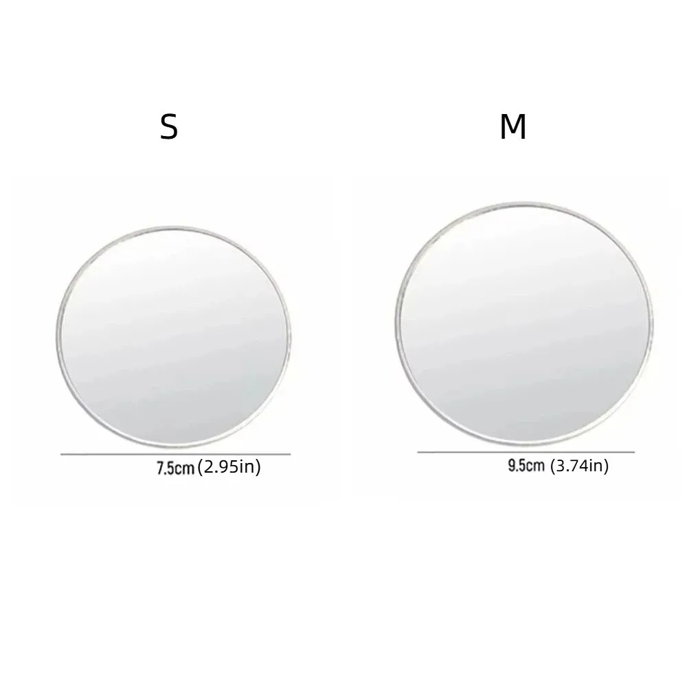 Wide-angle Lens Travel Reflective Mirror Portable Mini Zoom-In Mirrors Zoom-In Feature Round Spherical Mirror Social Media