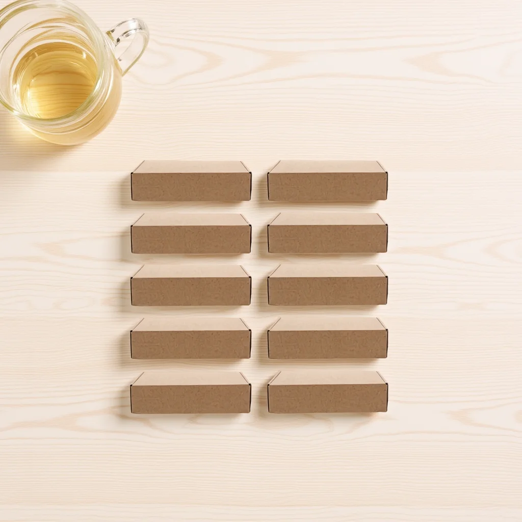 

10Pcs Corrugated Cardboard Boxes Sturdy Brown Kraft Packaging for Secure Shipping Mailing Storage Efficient Space Design