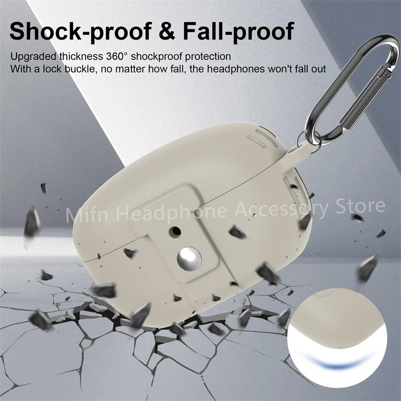 حافظة جلدية لسوني WF-1000XM5 ، غطاء حماية ناعم للرجال ، جلود فاخرة ، سيليكون ، 2023