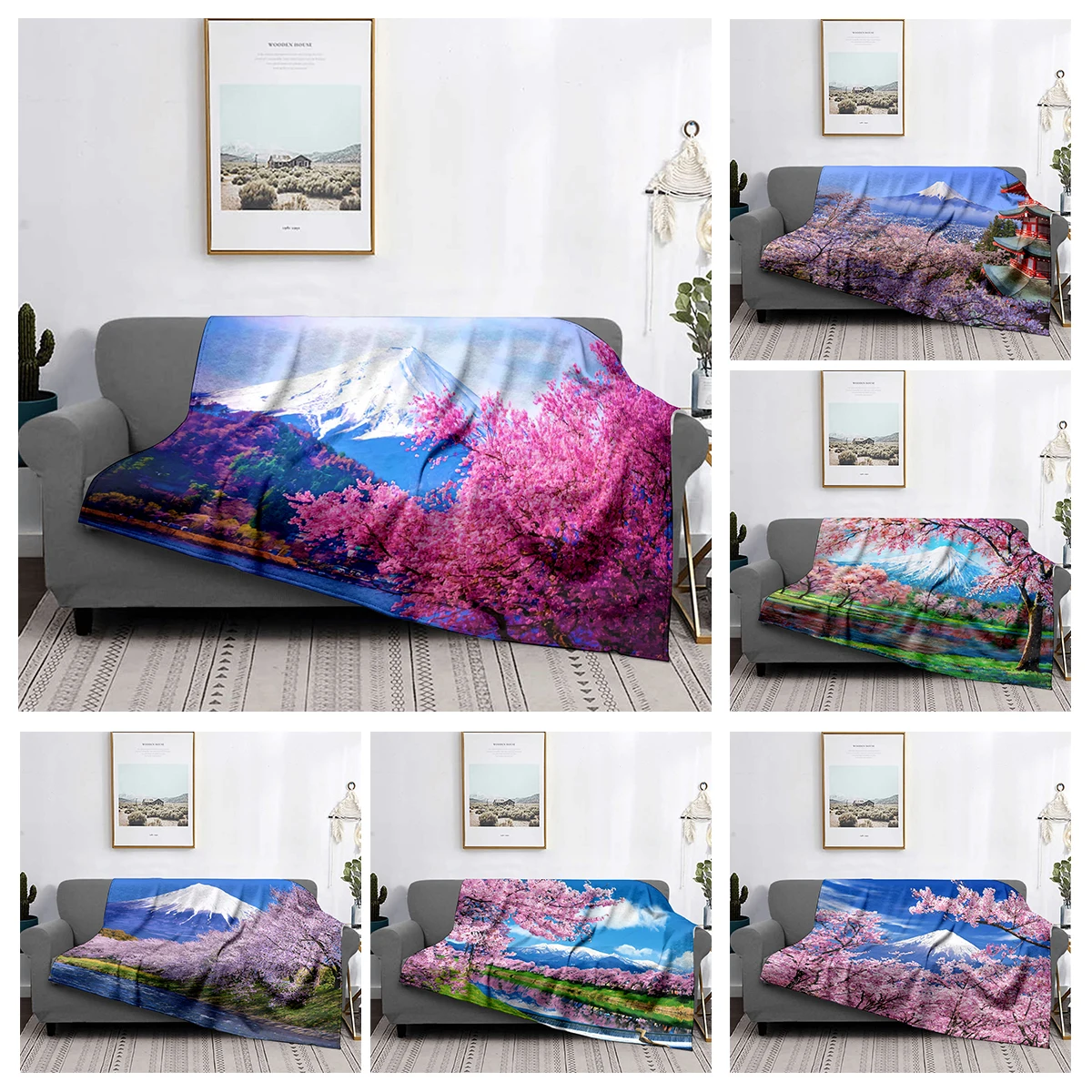 

Home decoration plush Sofa blanket Colorful Animal Bedspread on the bed anime fluffy soft blankets thick blanket for winte