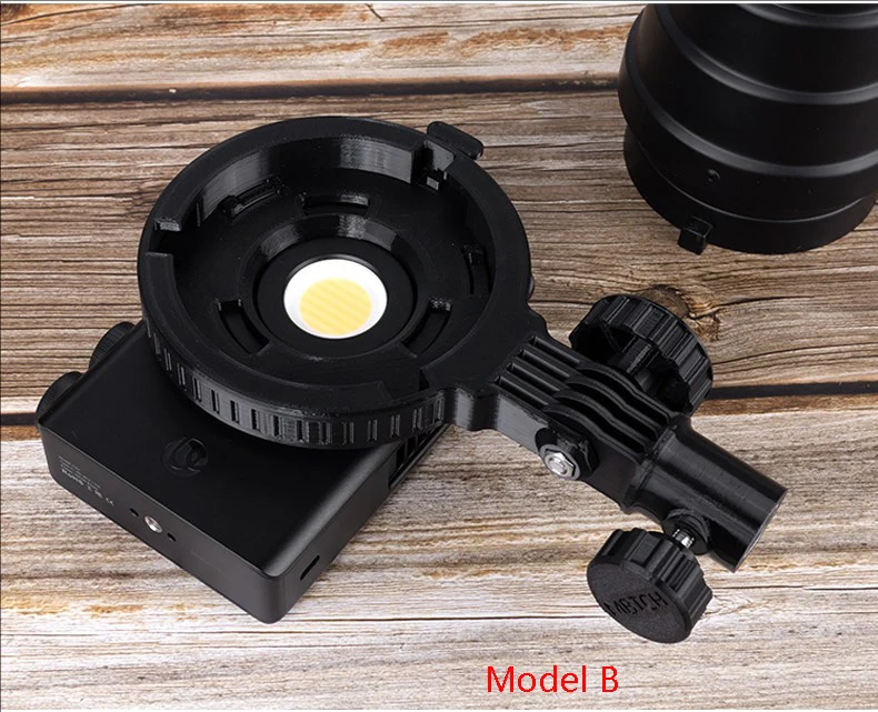 C01 Fotografie-Aufhelllicht 1/4 Zoll Schraubanschluss, Mini-Bowen-Anschluss, Konverter von Mini-Bowen auf Standard-Bowen, C01 mit Lichtsockel – Detail 8