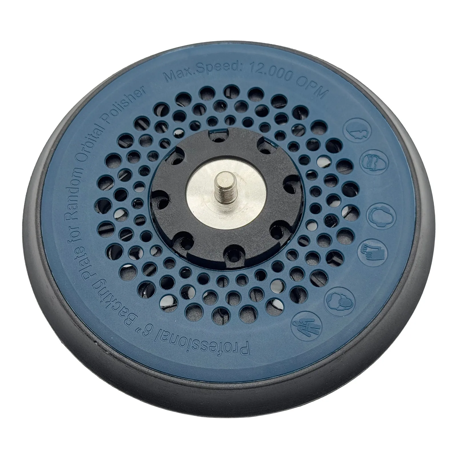 6 Zoll 49-Loch-Stützteller Polierscheibe Klett-Schleifplatte