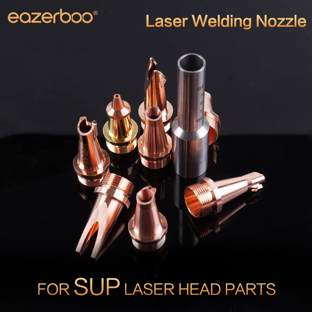 

Laser Welding Nozzle Hand held Laser Welding Nozzle M16 0.8/1.2/1.For SUP Head Parts Red Copper Replacement Welding Accessories