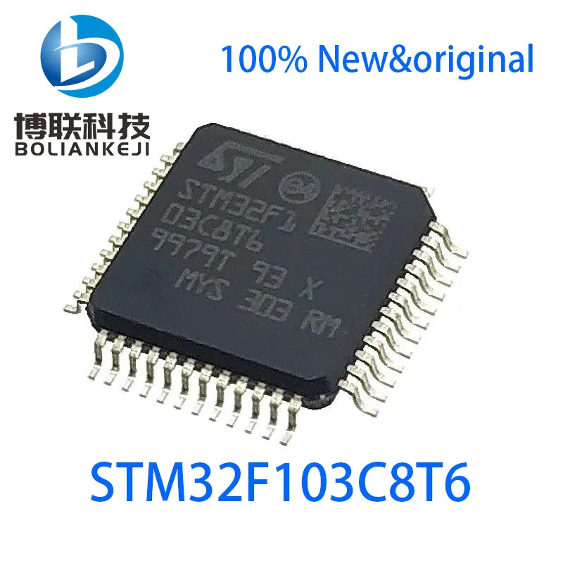 100% New&original STM32F103C8T6 LQFP-48(7x7) Microcontroller chip