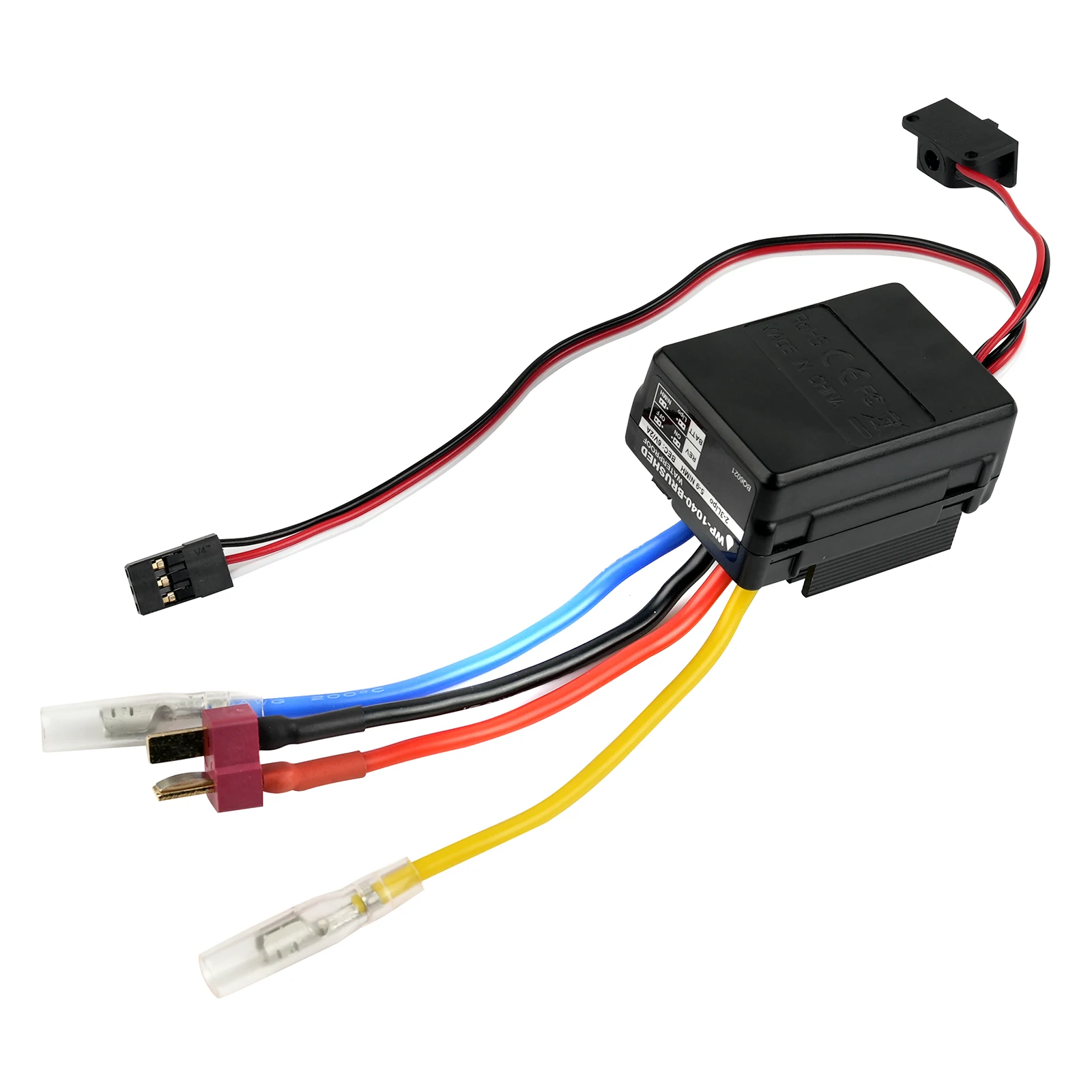 1040 RTR سيارة وقارب في اتجاهين مقاوم للماء عالي الجهد مصقول ESC 40A مسابقة التسلق (رأس T)