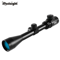 3-9x40 Hunting Scope Red or Green Illuminated Optical Sight with Mounts Mil Dot Crosshair Tactical Air hunting