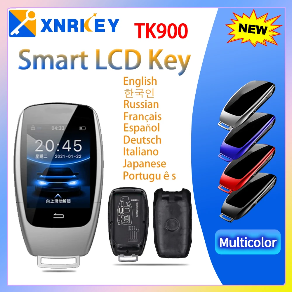 

XNRKEY новый TK900 универсальный модифицированный жк смарт-ключ для Mercedes Benz BMW Audi Ford Hyundai Toyota Honda Porsche дистанционный автомобильный ключ