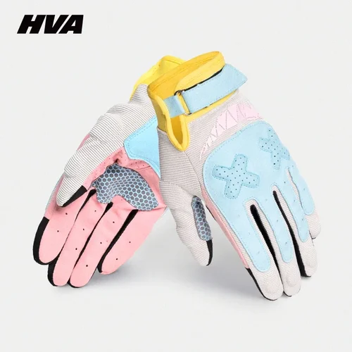 Imagen 2 del producto Guantes de motocicleta con pantalla táctil de dedo completo para hombre y mujer, guantes de entrenamiento para gimnasio y bicicleta de montaña, guantes de pesca para conducción al aire libre de verano