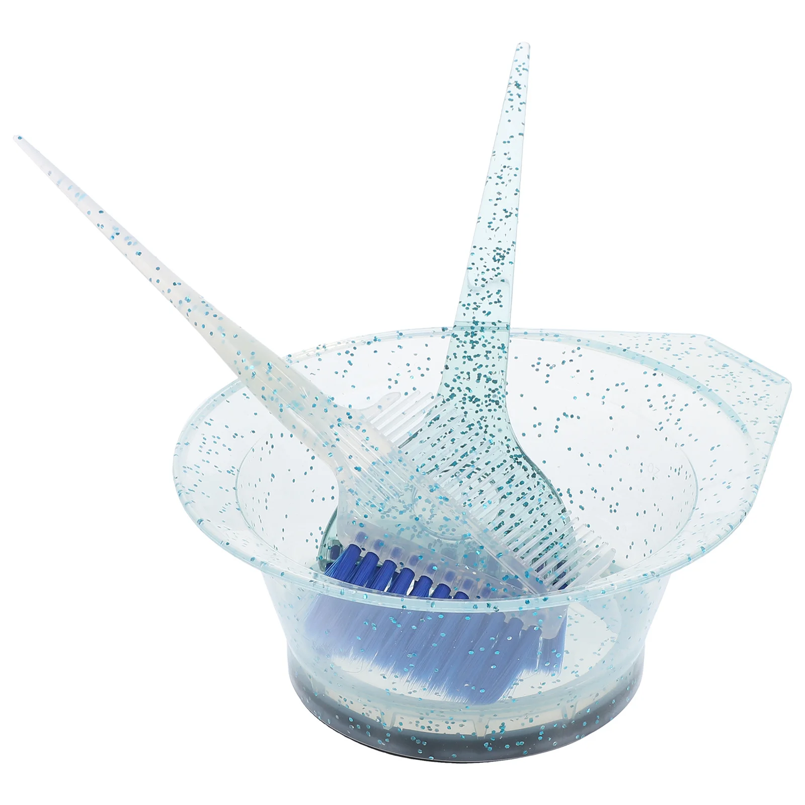

1Set Hair Coloring Brush Set Reusable Thickened Mixing Bowl Salon Tool Hair Dye Mixing Bowl Brush Kit Salon Supplies